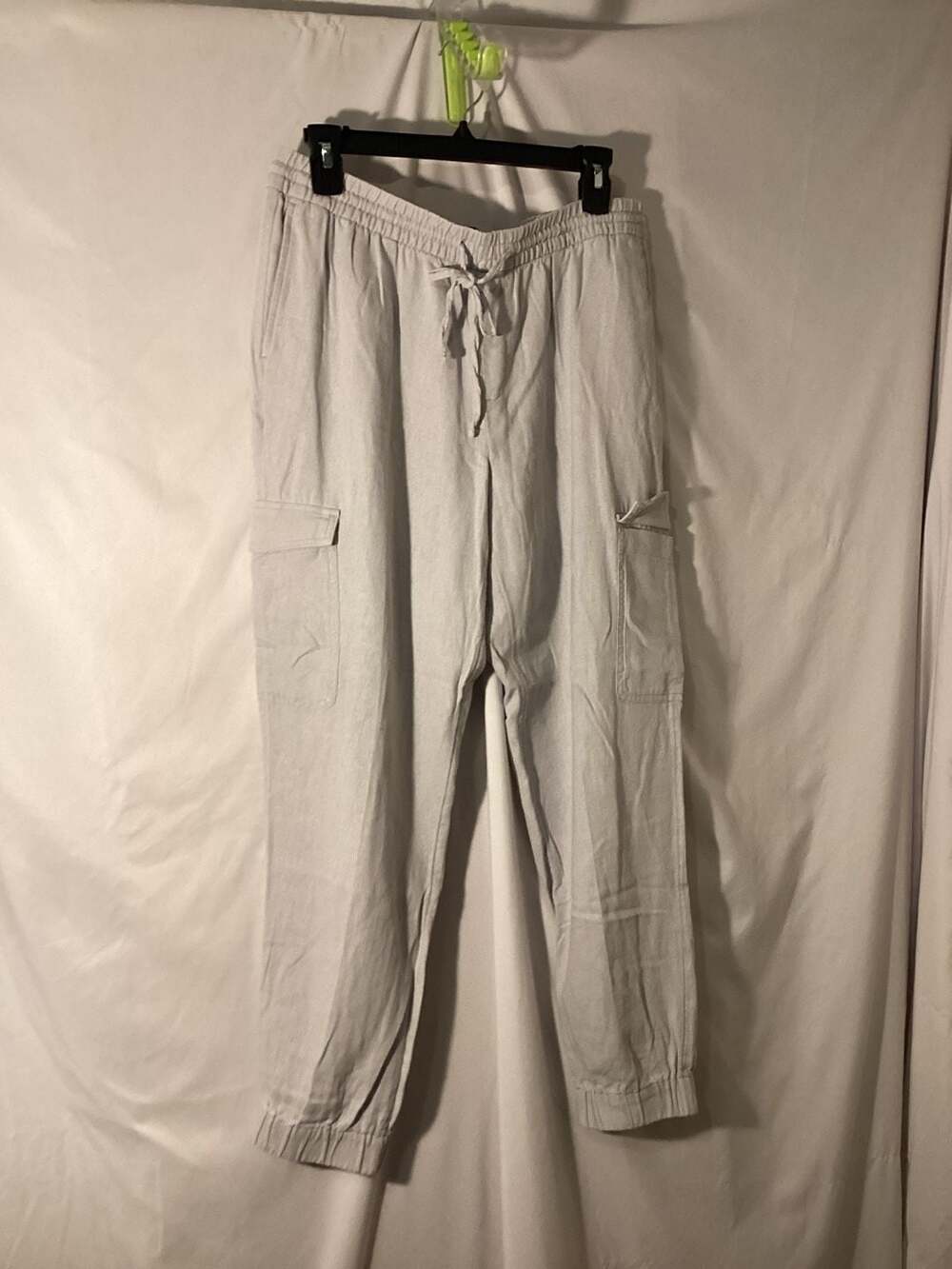 Banana Republic Women's Linen Blend Cargo Jogger Pants